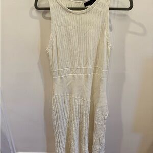 Rachel Roy Cream Sleeveless Dress